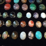 bagues acier inoxydable Bagues ajustables support en acier inoxydable ou laiton bronzé, cabochons de pierres fines ronds (14mm) ou ovales (13x18mm ou 18x25mm)