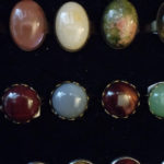 bagues ovales ou rondes Bagues ajustables support acier inoxydable, cabochons de pierres fines ovales (13x18mm) ou ronds (14mm)