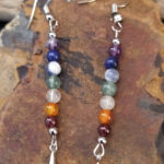 boucle d'oreille 7 chakras Boucles d'oreille 7 chakras