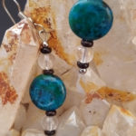 boucle oreille jaspe phenix Boucles d'oreille jaspe phœnix