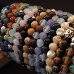 bracelets EL6 Bracelets en perles de 6mm montés sur fil élastique