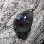 collier obsidienne oeil celeste